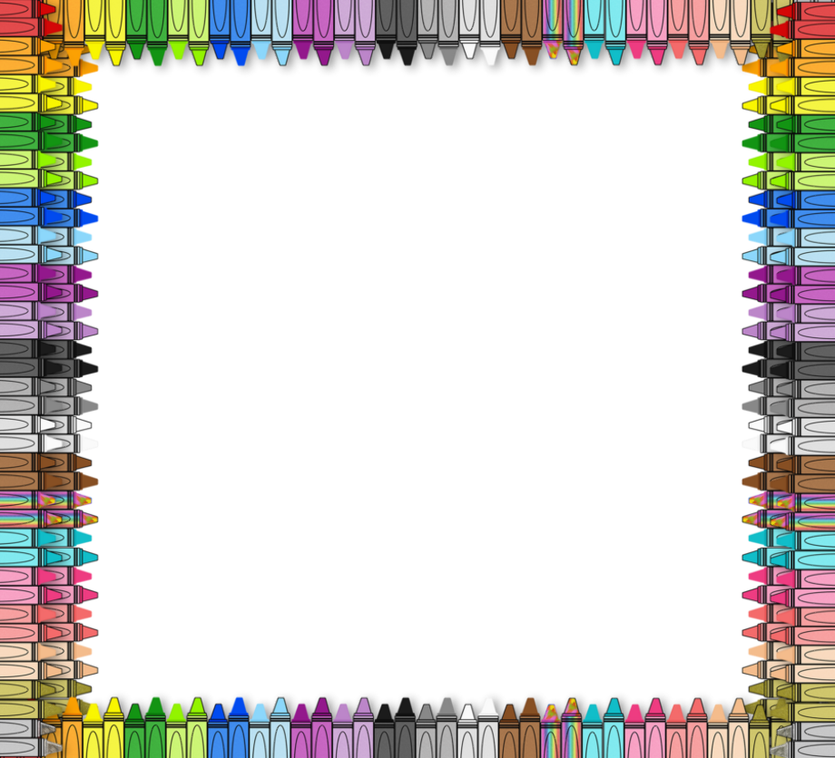 Crayon Border Template