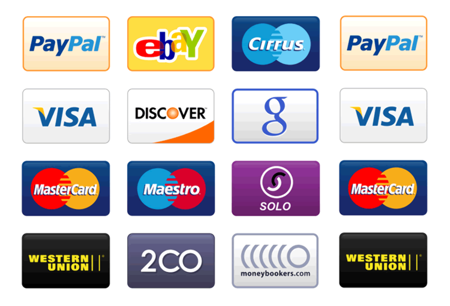 credit card logo payment method