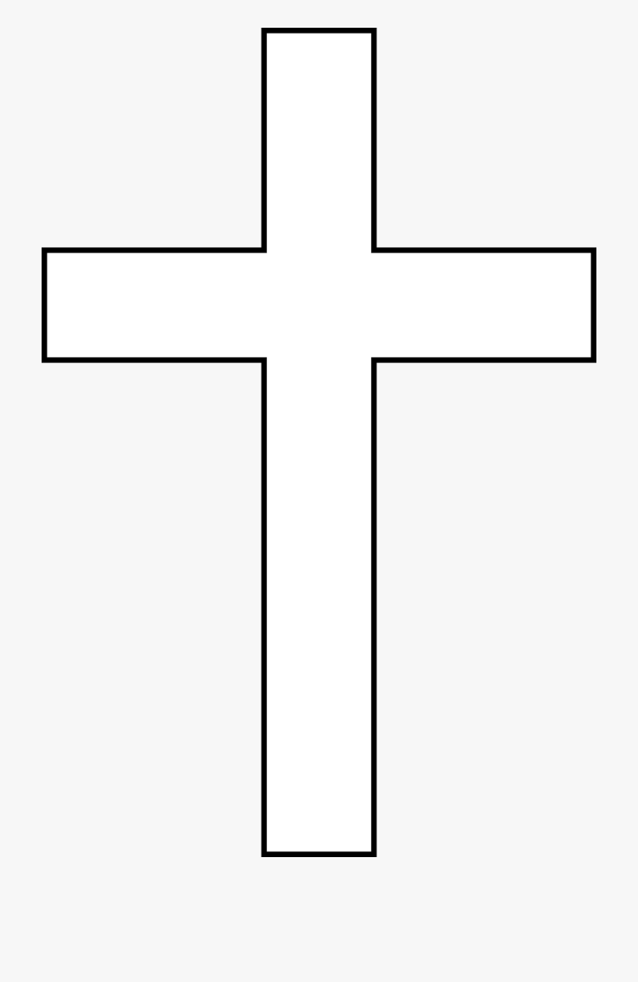 Cross Outline Clipart