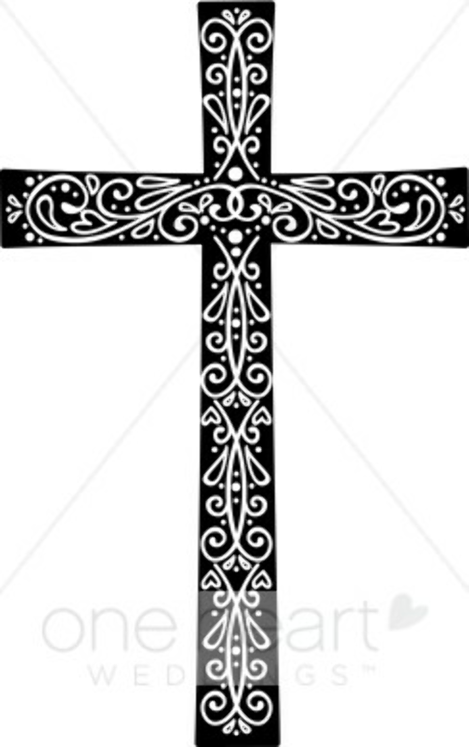 Download High Quality cross clipart black and white wedding Transparent ...