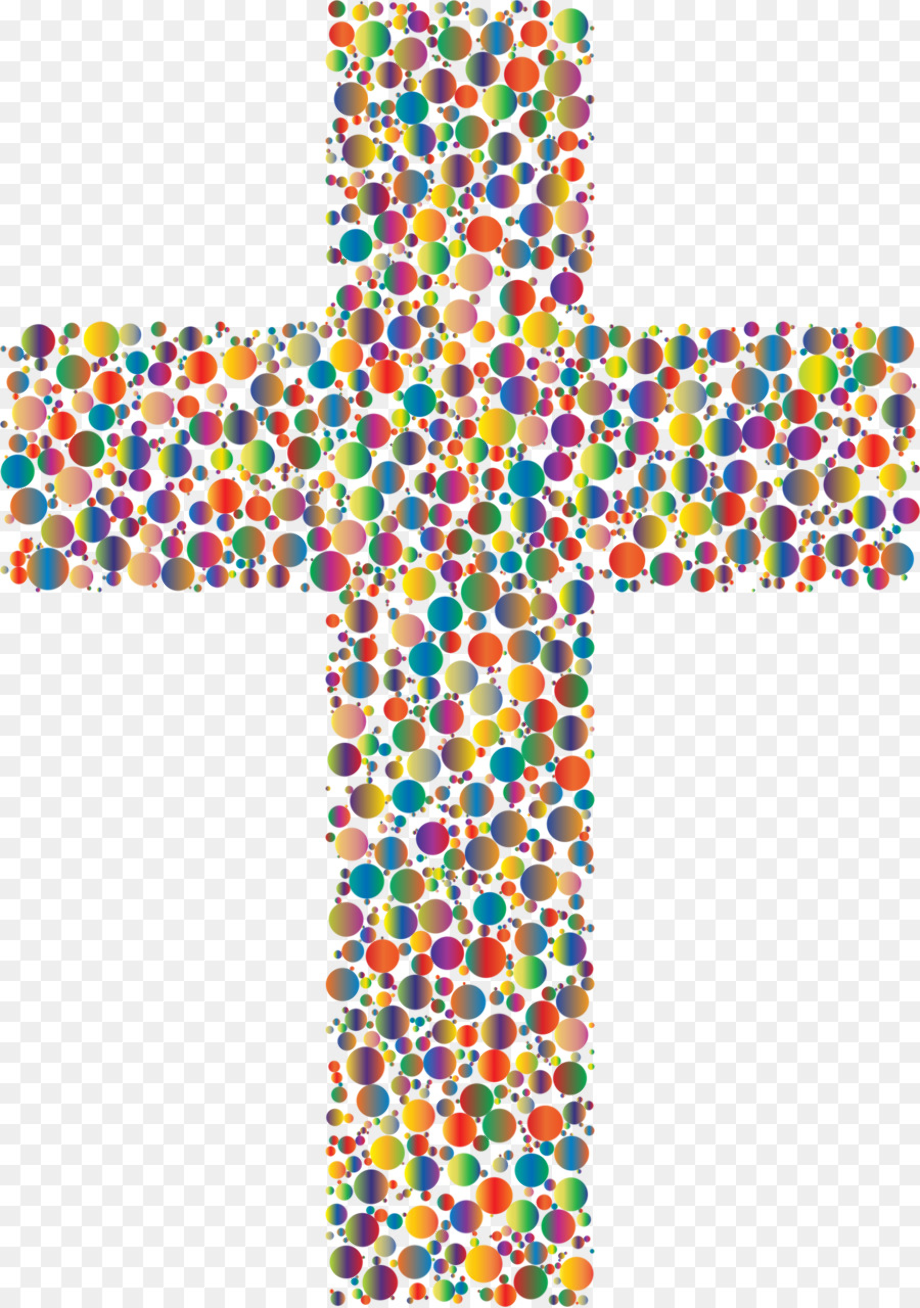 cross clipart colorful