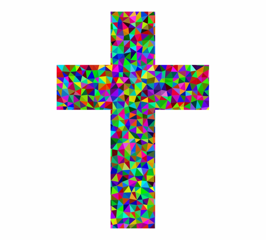 cross clipart colorful