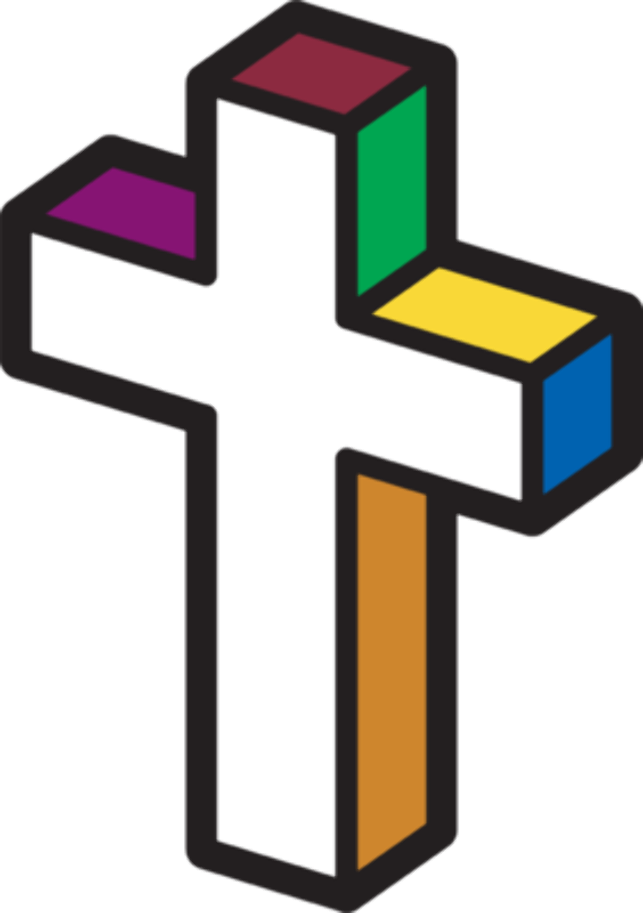 cross clipart colorful