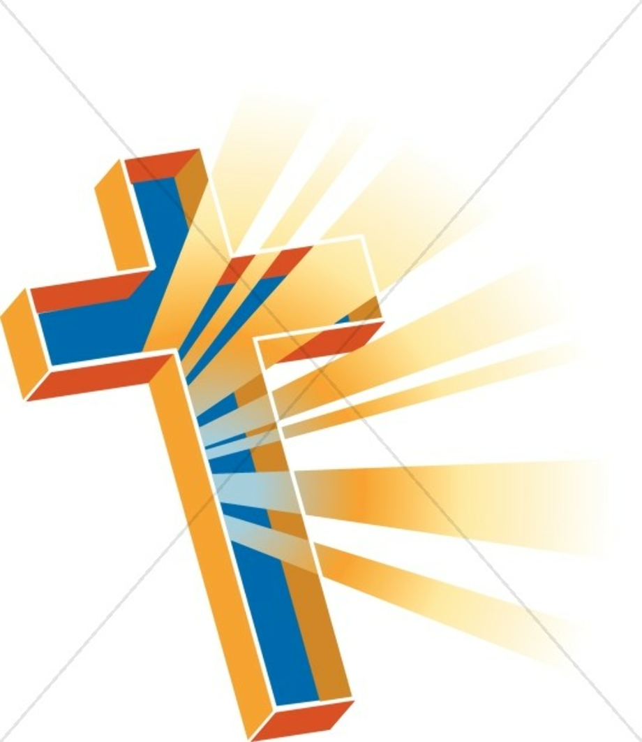 cross clipart colorful