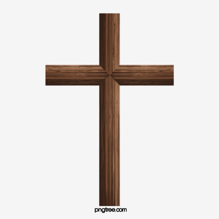 cross transparent wooden
