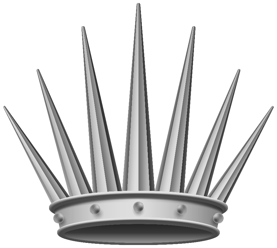 transparent crown silver
