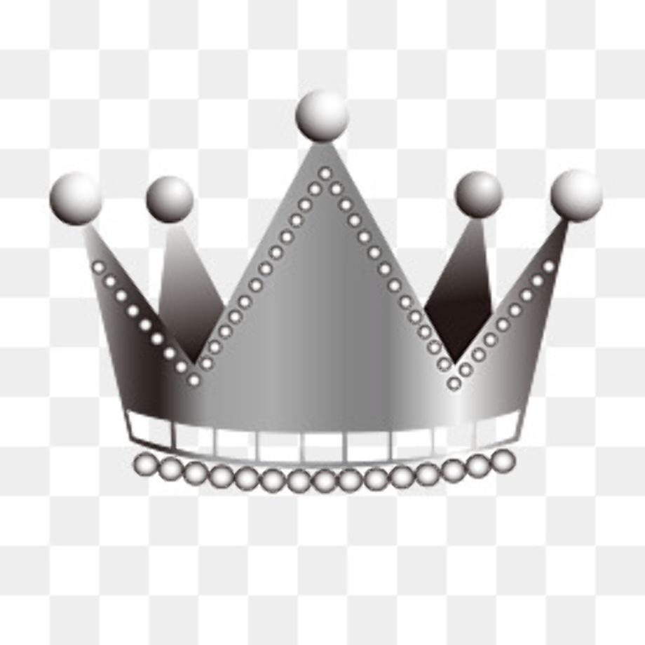 crown clipart silver
