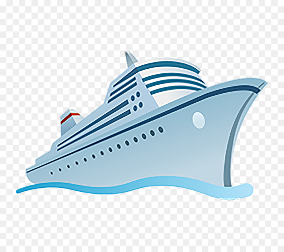cartoon cruise ship