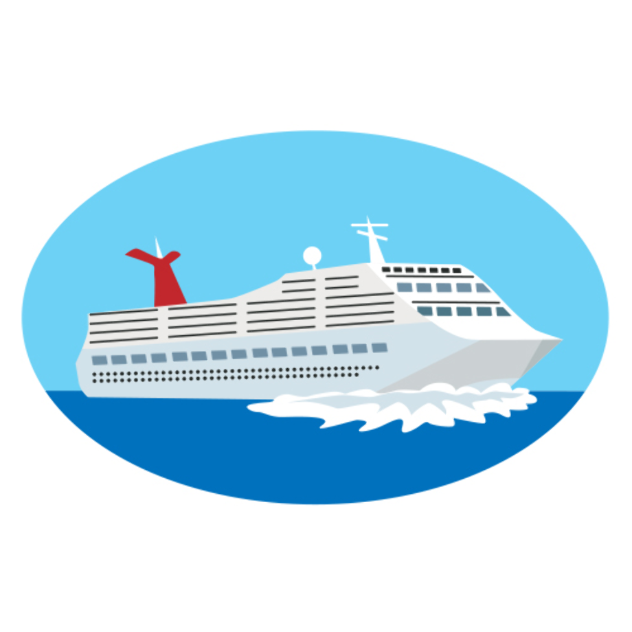 Cruise Ship Clipart Front View 8 