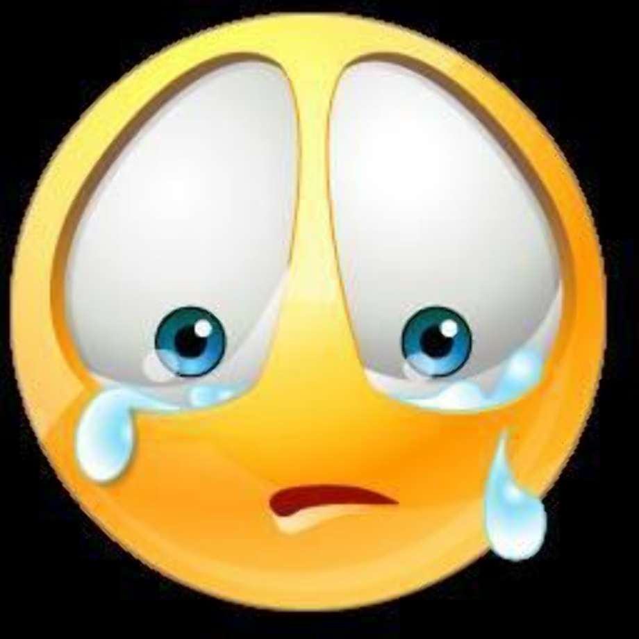 Download High Quality crying emoji clipart severe Transparent PNG