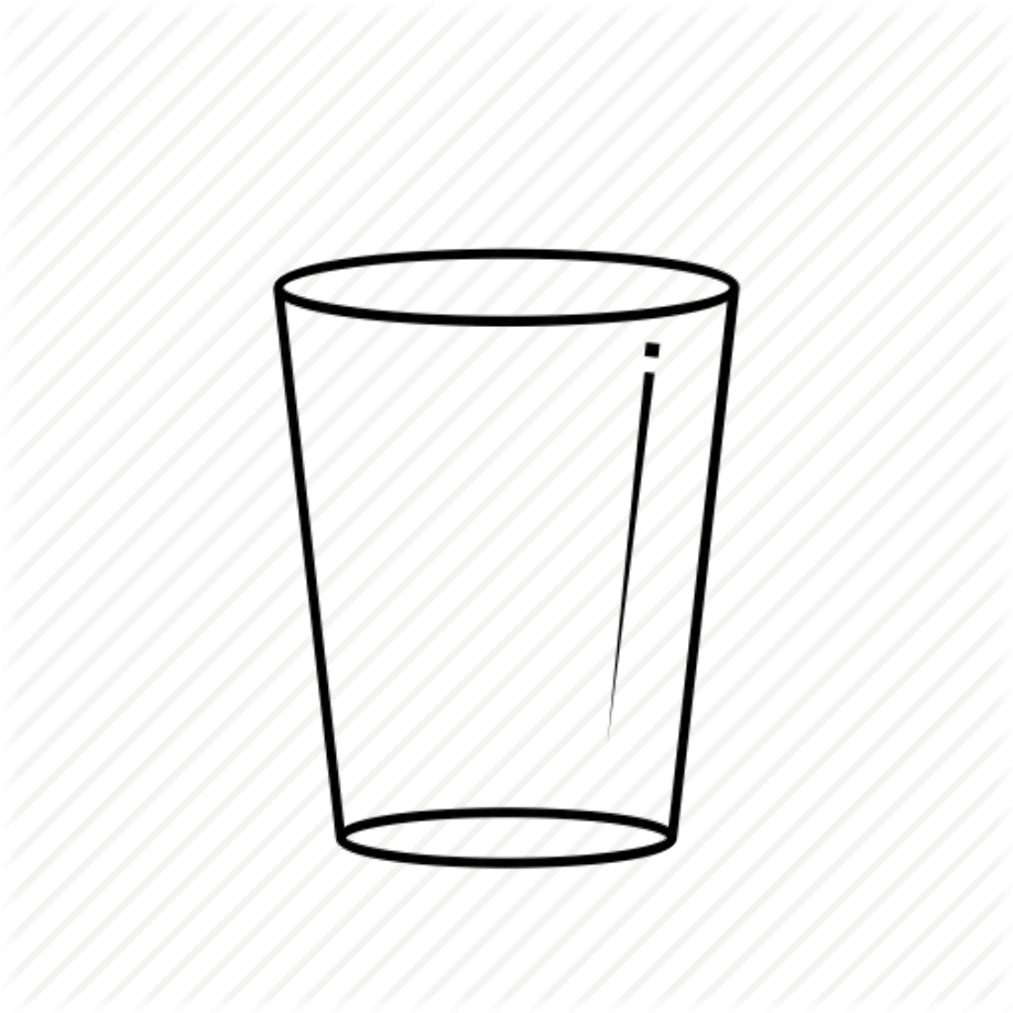 Cup clipart empty.