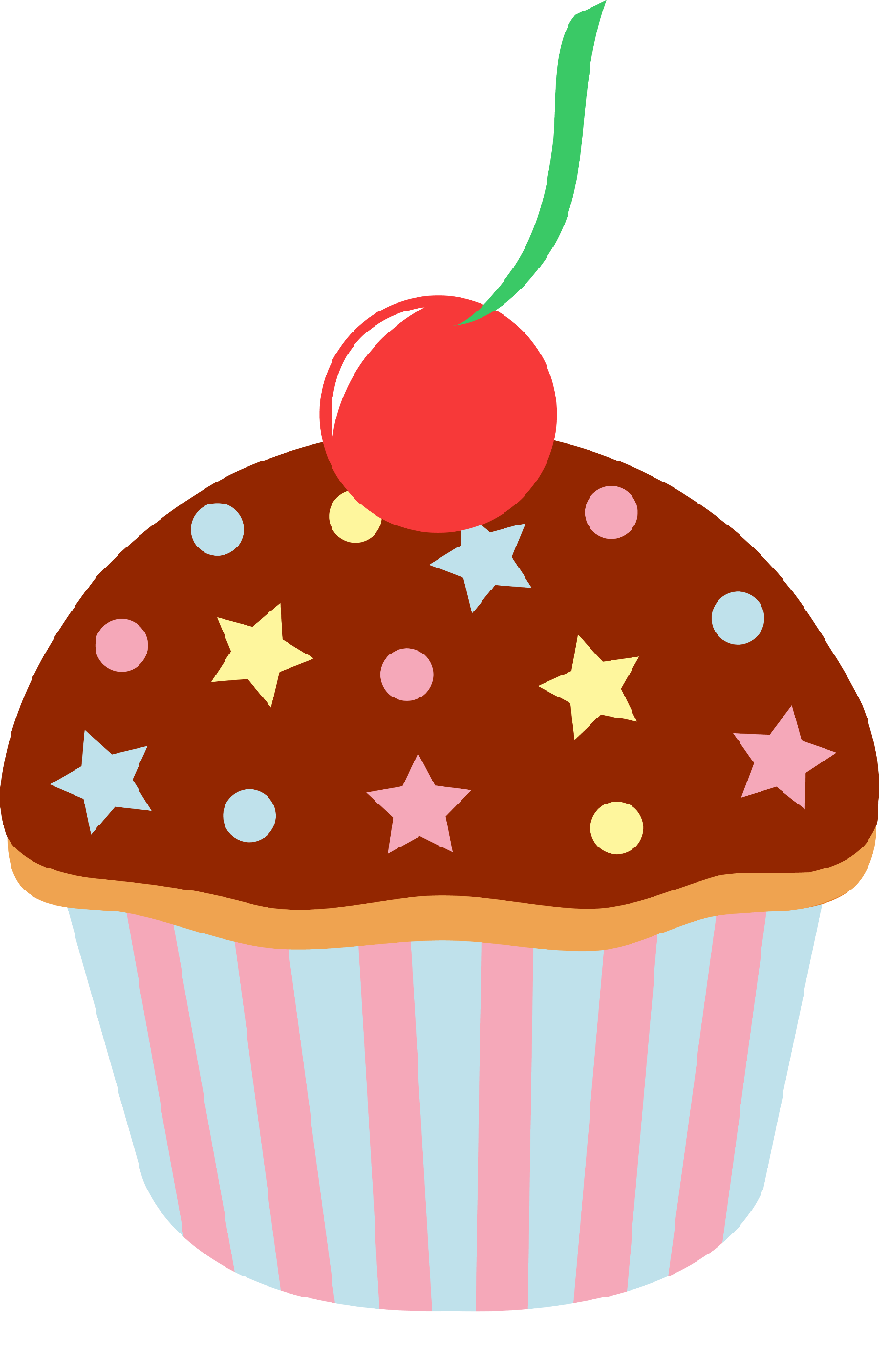 cupcake logo animated