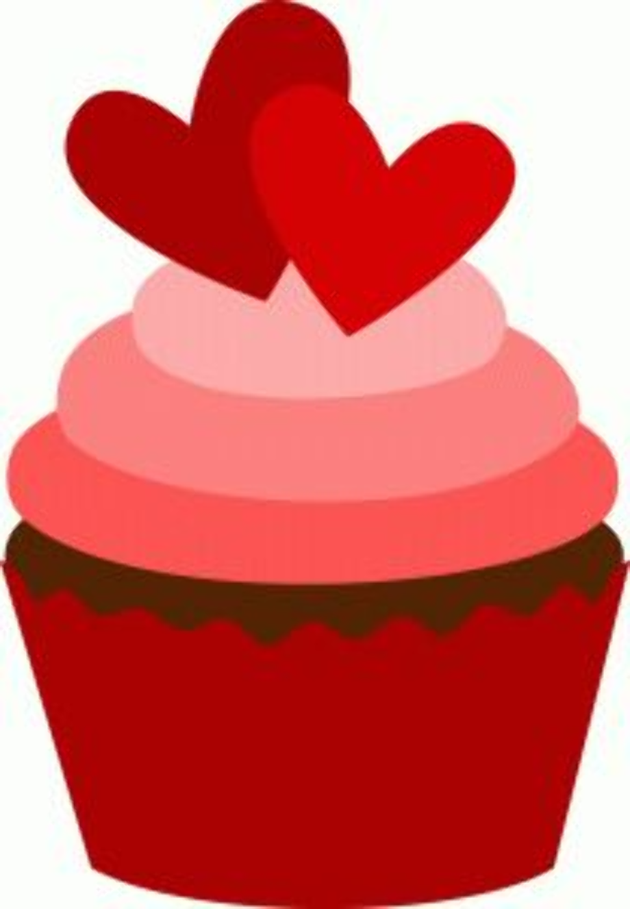 valentine clipart cupcake