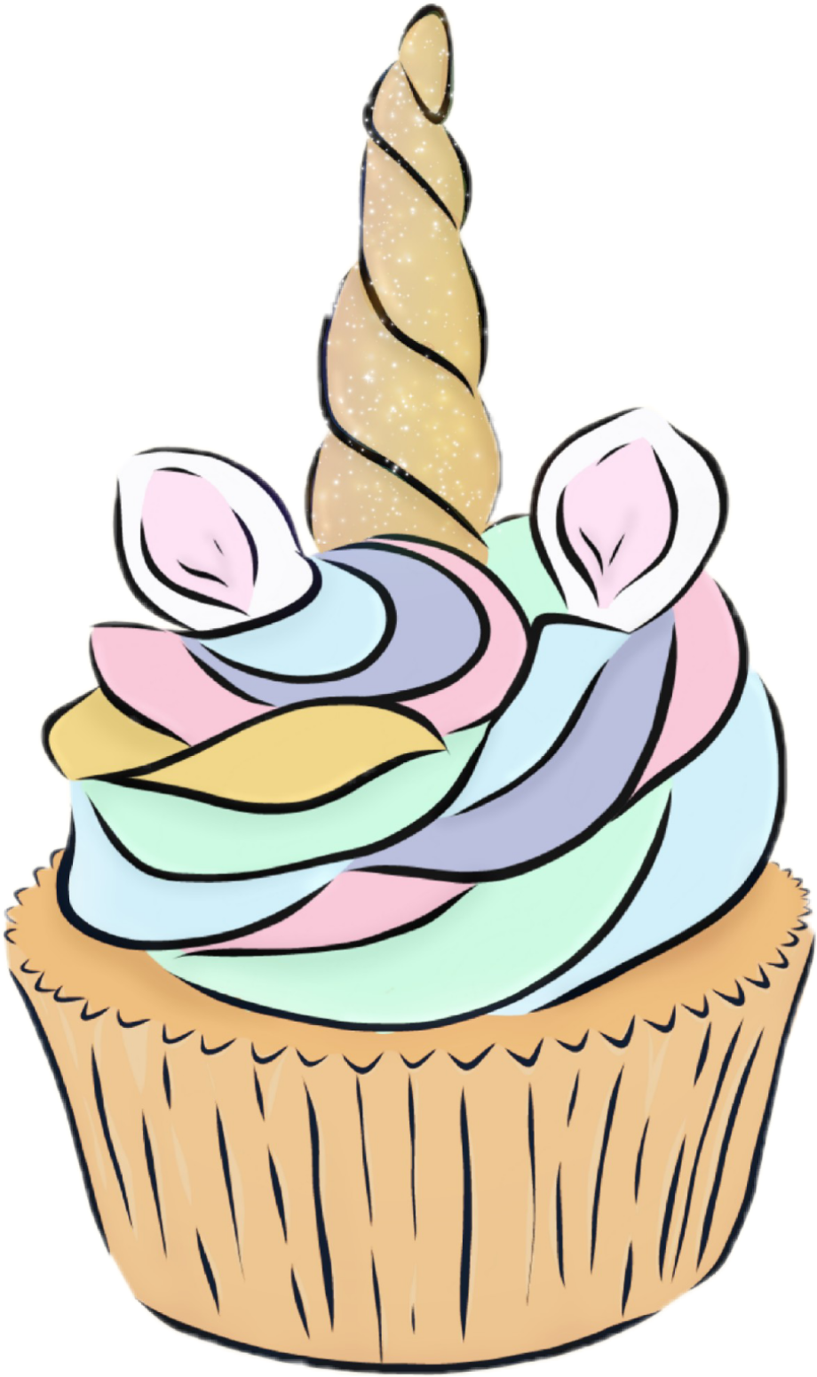 Download High Quality cupcake clipart unicorn Transparent PNG Images ...