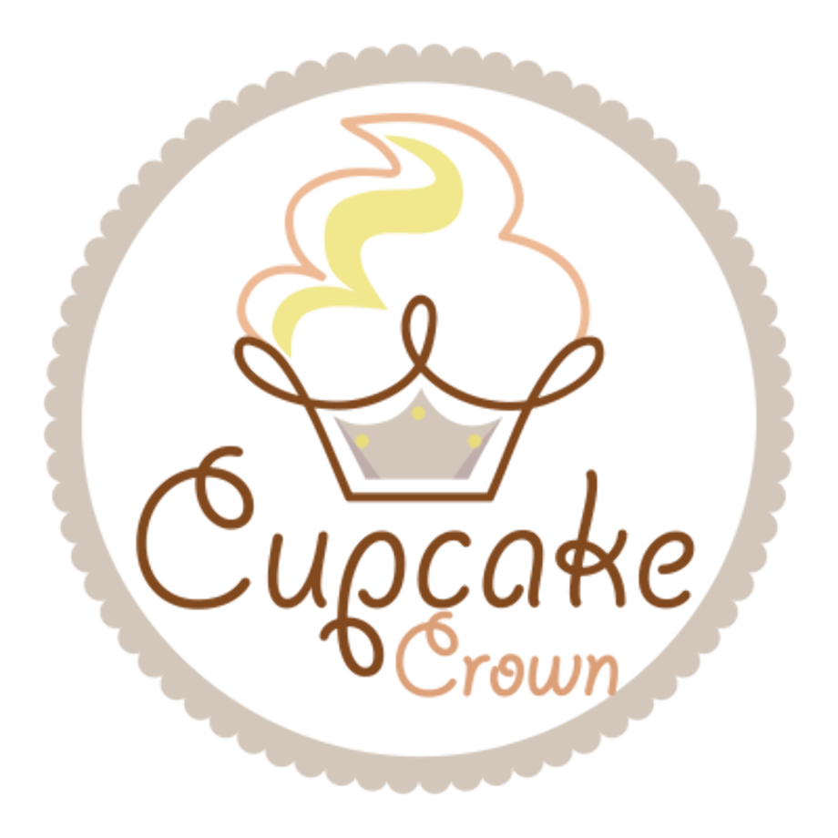 cupcake logo crown