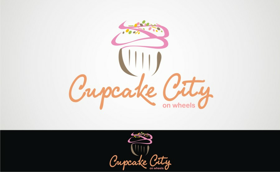 cupcake logo modern