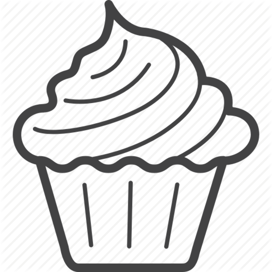 this is the logo of the company which is a black bordered cupcake
