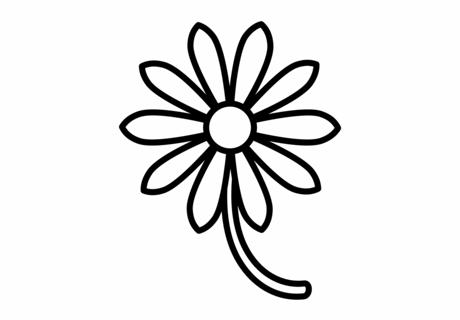 Download High Quality daisy clipart outline Transparent PNG Images