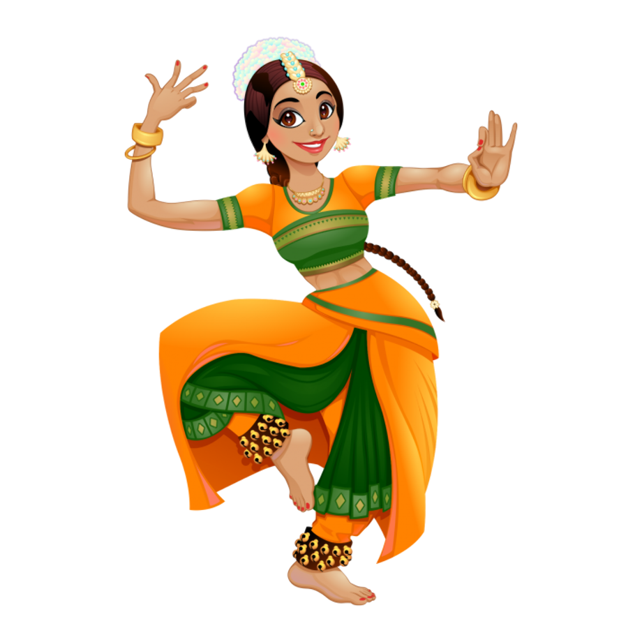 dancer clipart bharatanatyam