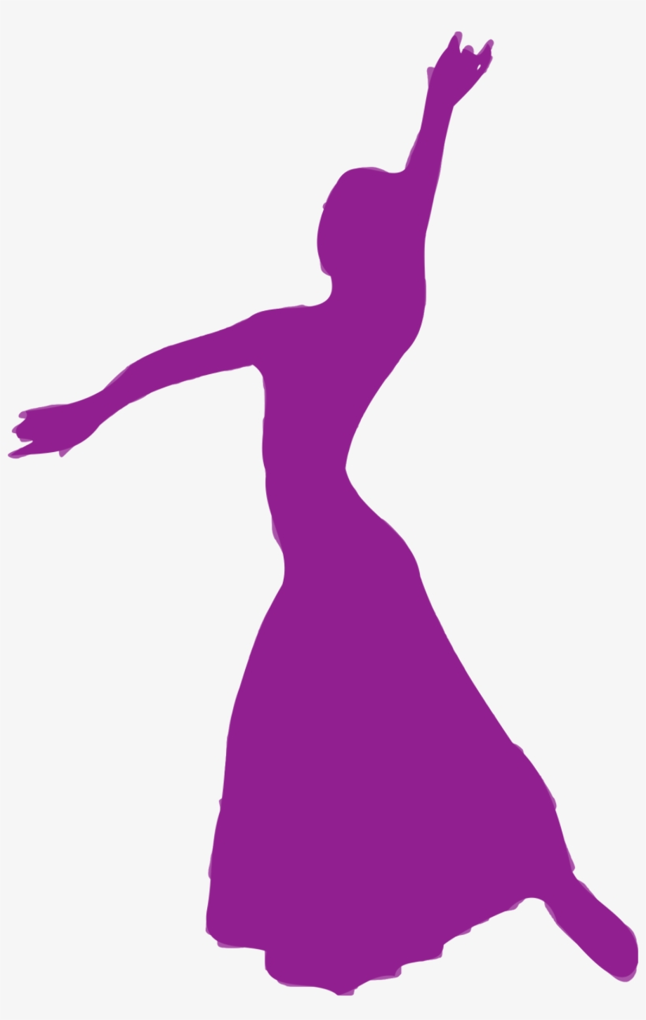 dancer clipart purple