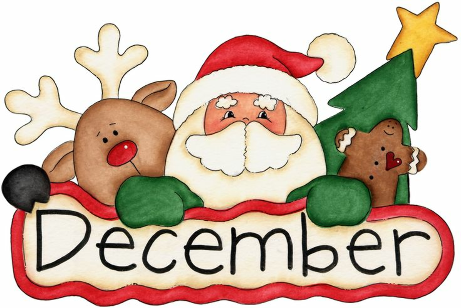december clip art month