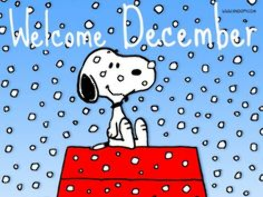december clipart welcome
