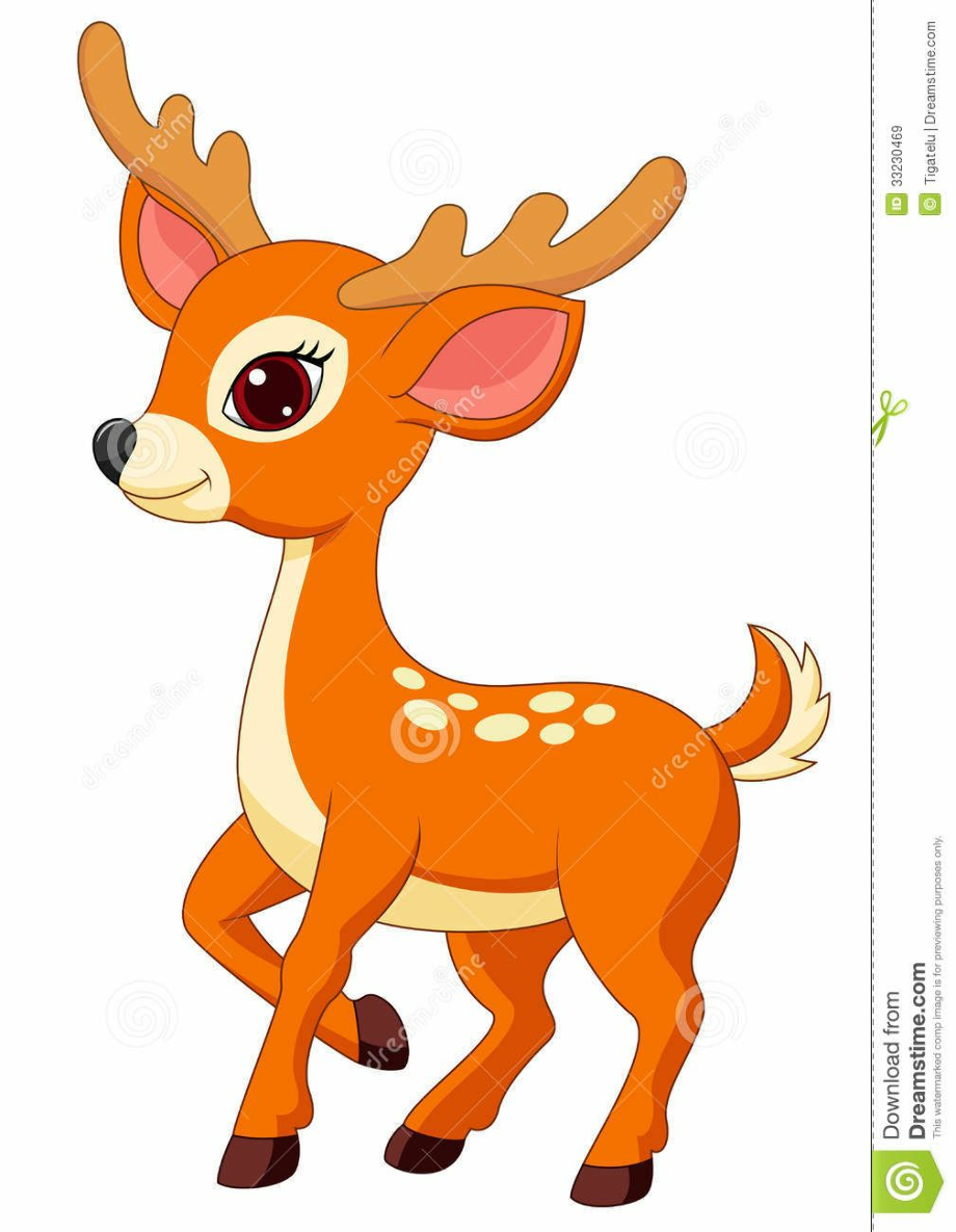deer clip art cartoon