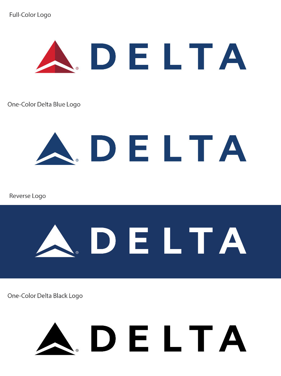 delta airlines logo current