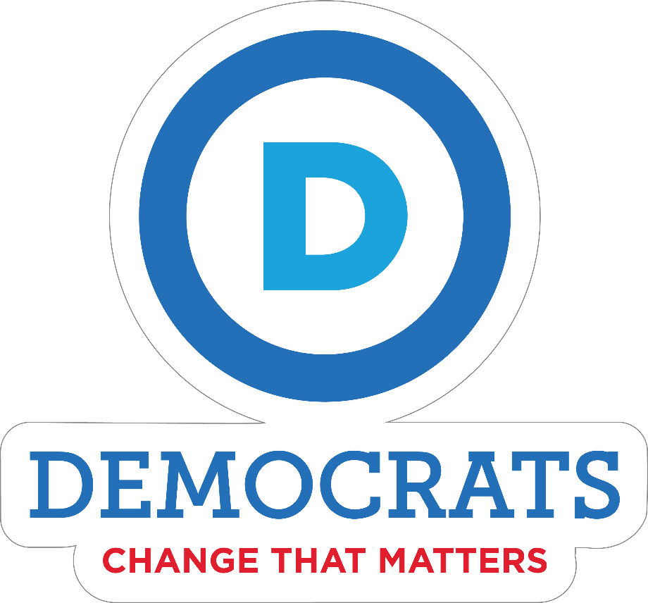 democratic party logo circle