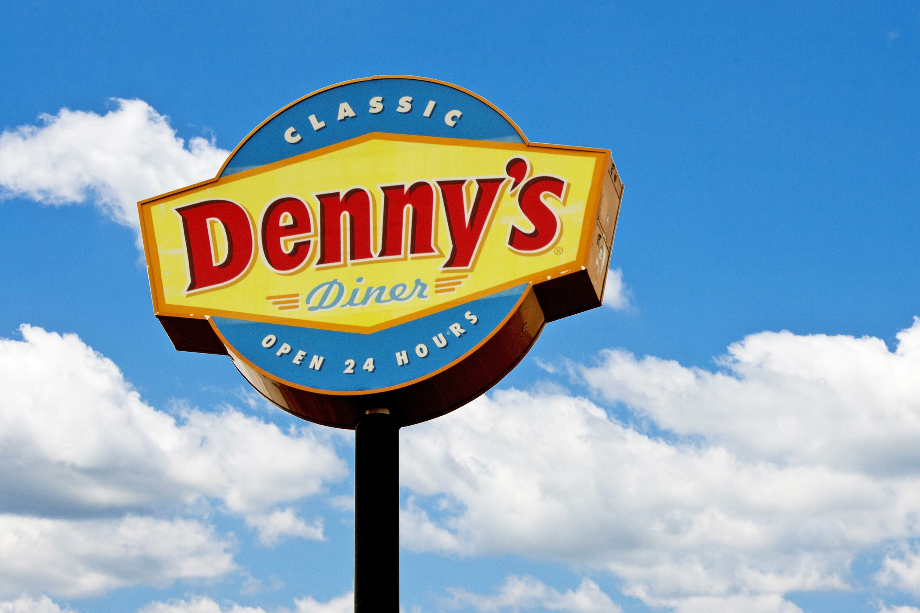 dennys logo sausage