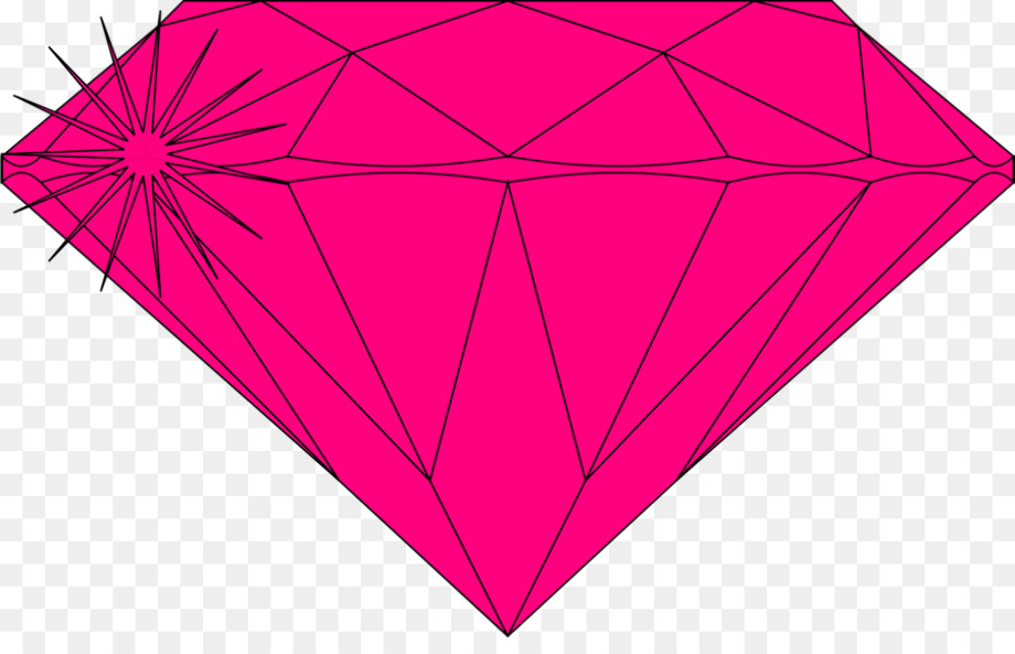 diamond clipart pink