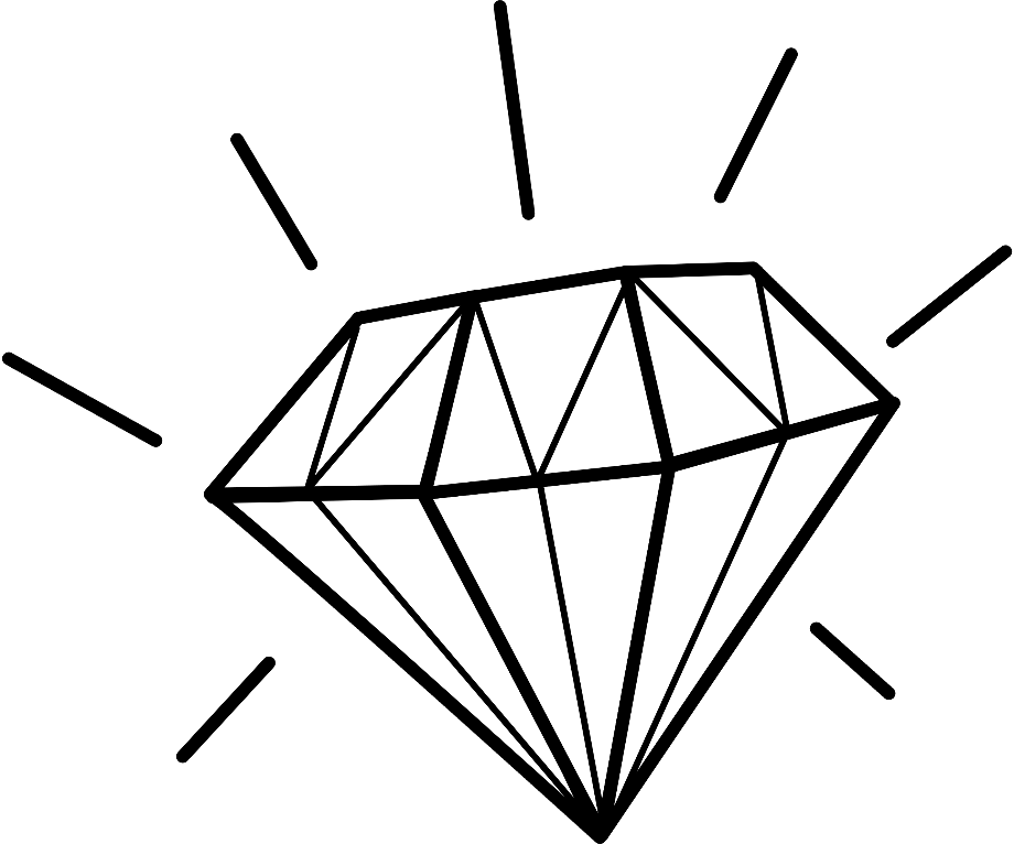 diamond clipart vector