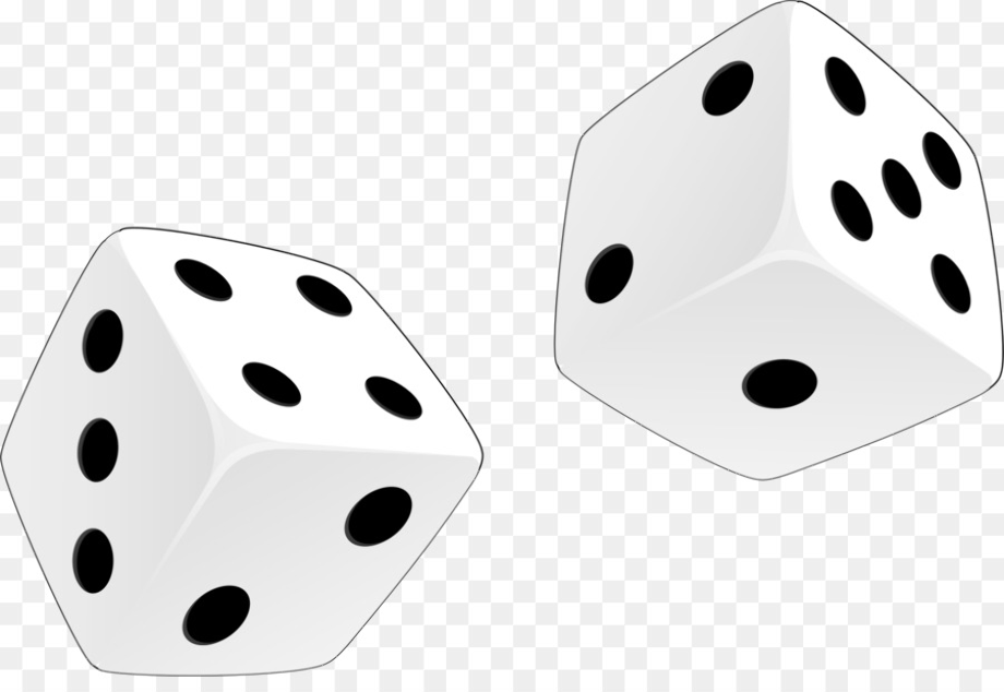 dice clipart drawing