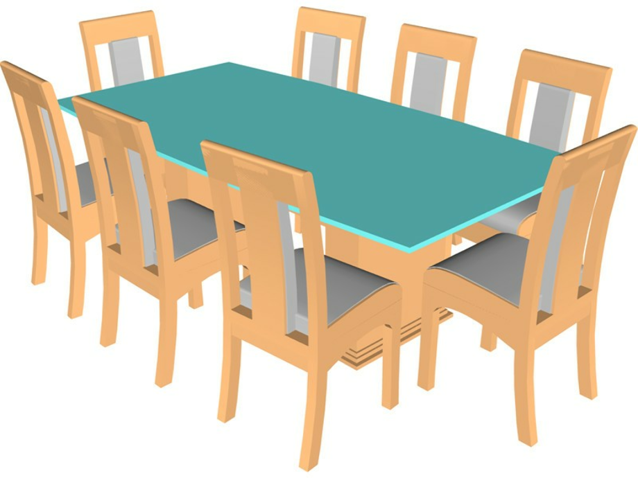 chair clipart table