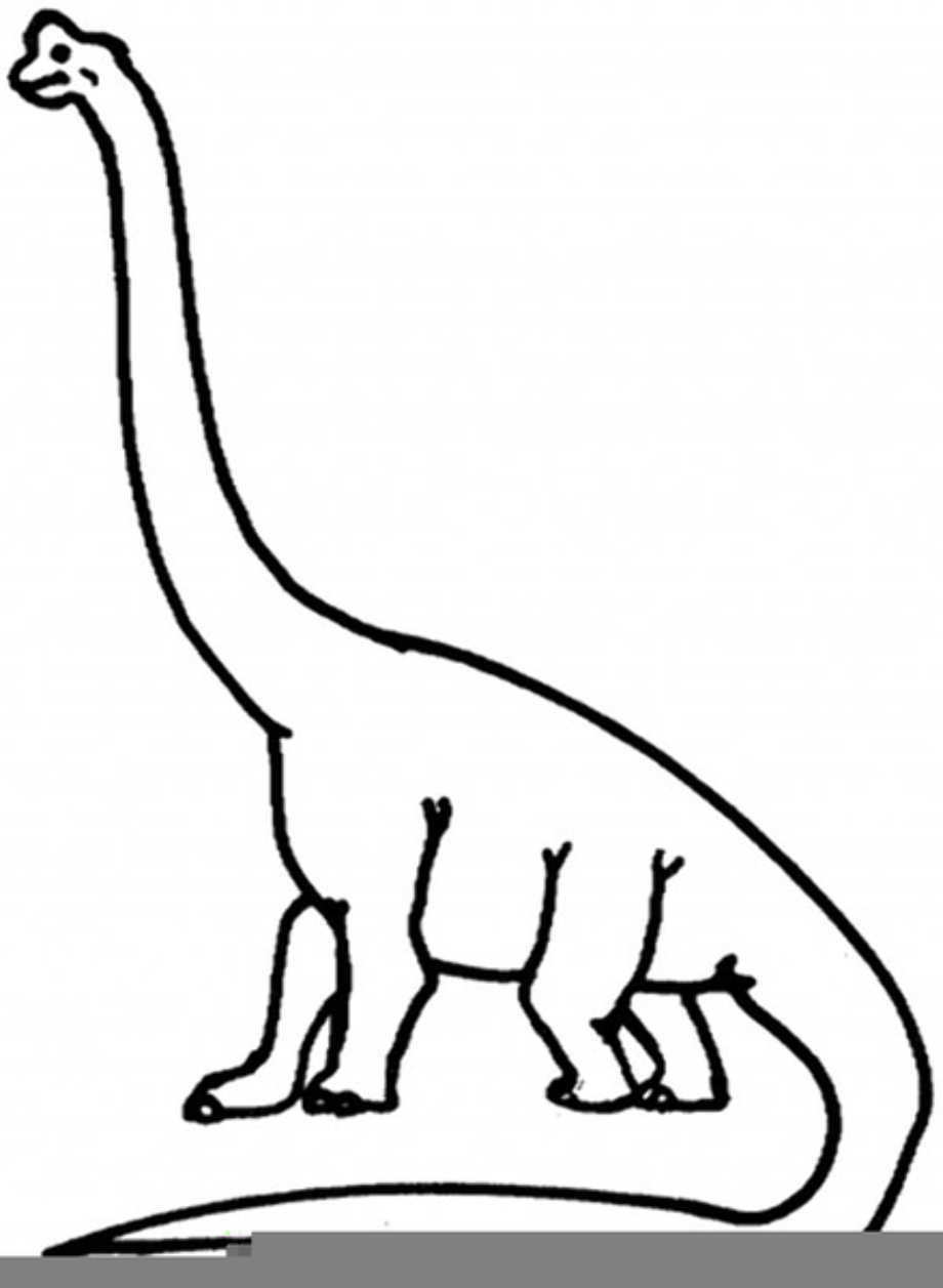 dinosaur clipart outline