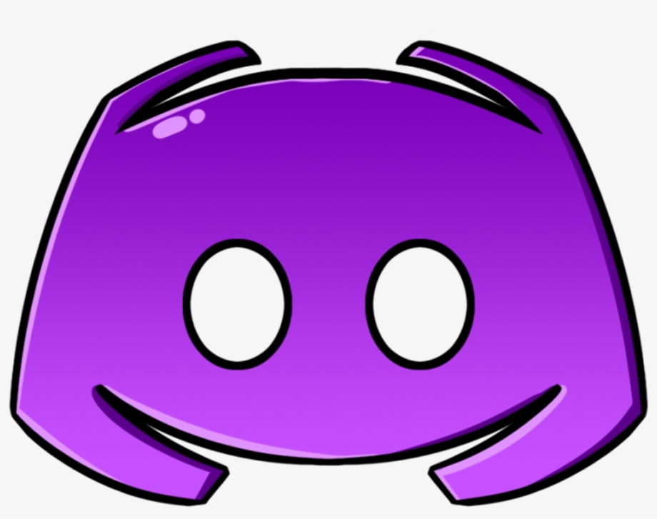 discord logo transparent purple