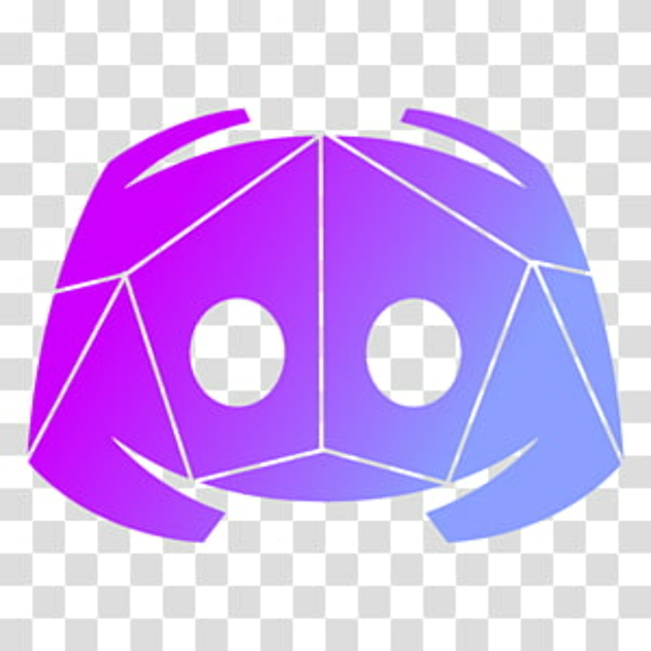 neon purple aesthetic discord logo