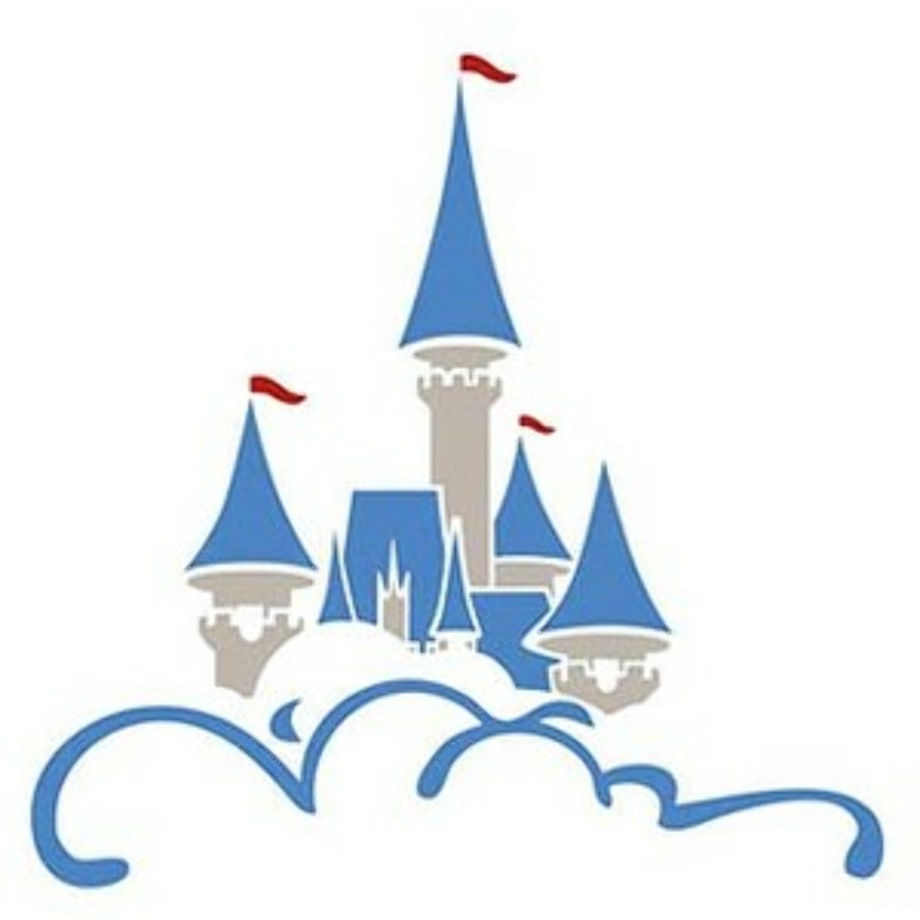 disney castle clipart cartoon