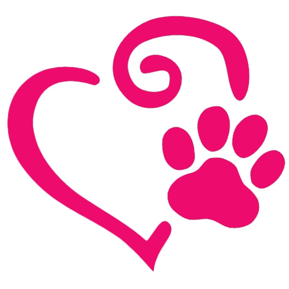 paw clipart heart
