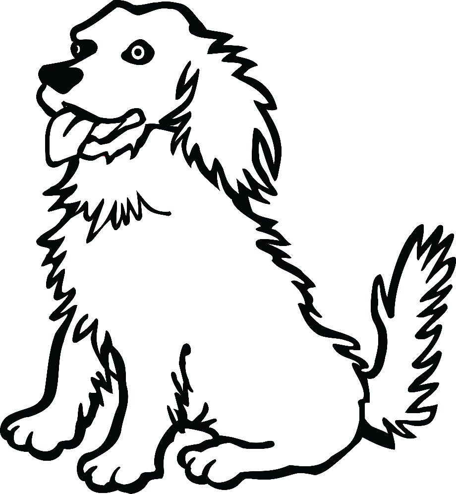Download High Quality Dog clipart outline Transparent PNG