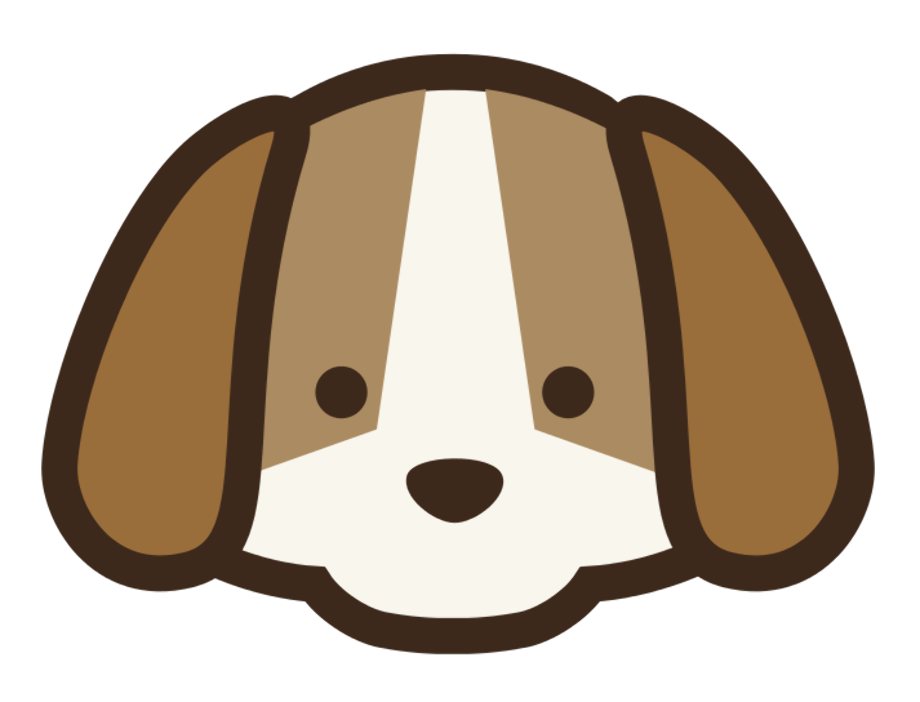 clipart dog simple