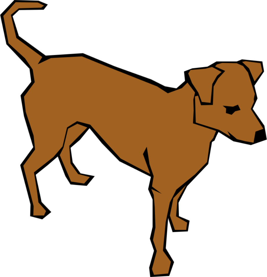 Dog clipart hunting