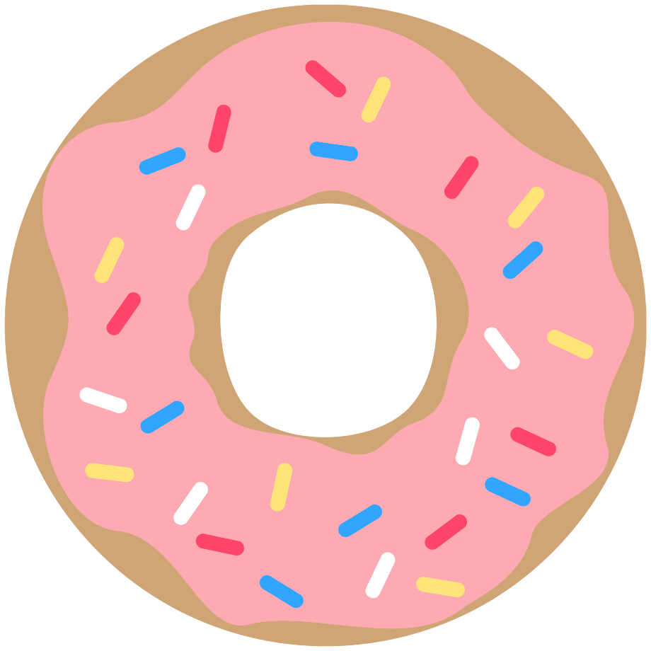 Donut Clipart Printable Template