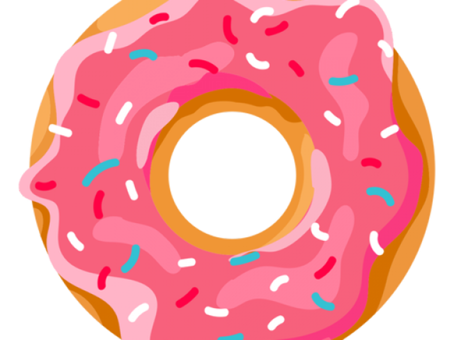 donut clip art pink
