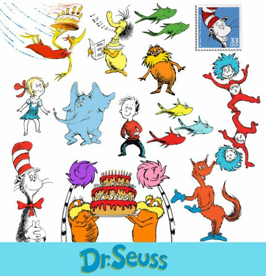 Download High Quality Dr Seuss Clipart Cat Transparent Png Images - Art 
