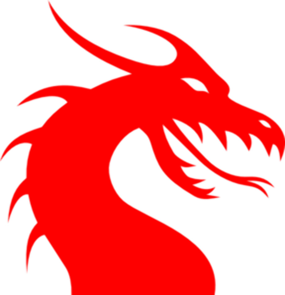 dragon clipart red