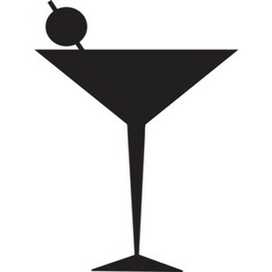 martini glass clipart