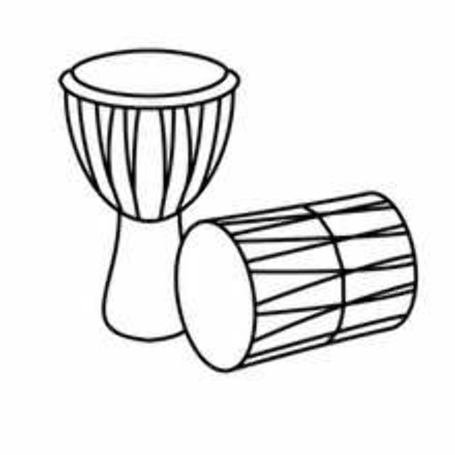 Download High Quality Drum Clipart Coloring Transparent PNG Images