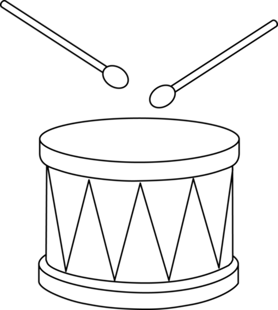 drum clipart white