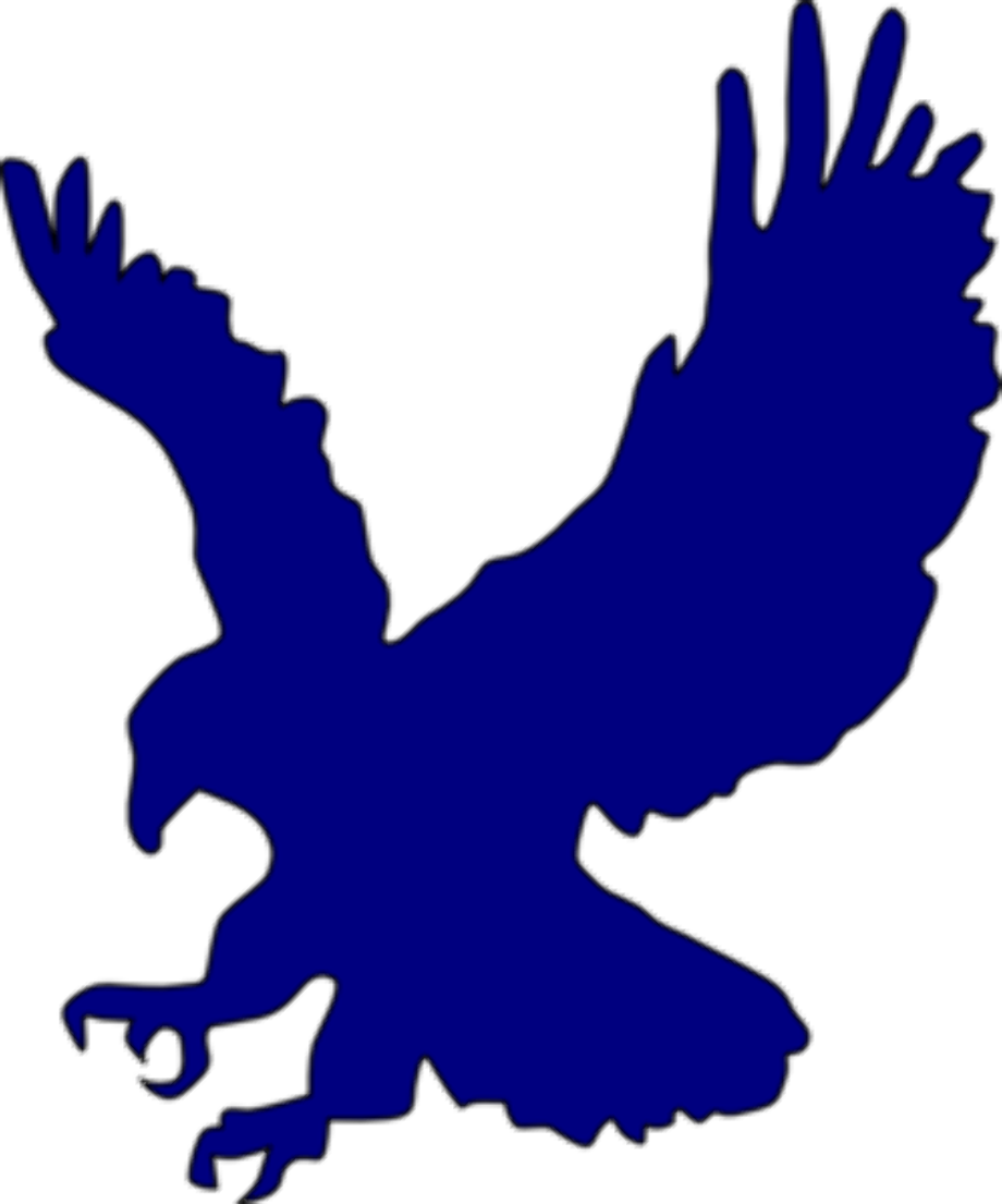 eagle clipart blue